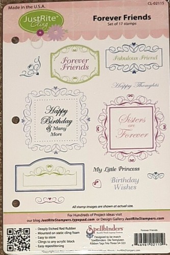 Justrite cling stamps deeply - stamps,