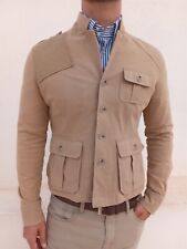 Ralph Lauren Men's Safari SHIRT Jacket Size 36 UK Beige Vintage RRP £450 