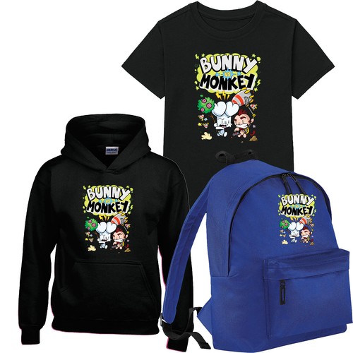 Bunny monkey tshirt book - vs,