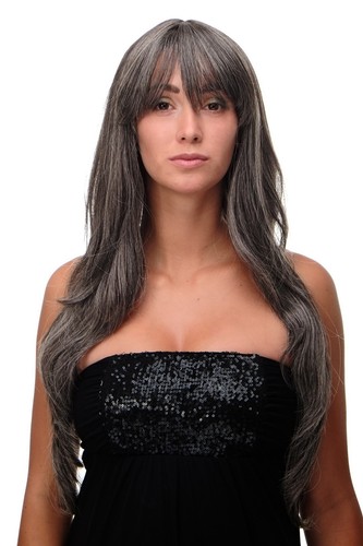 Wig women gray dark - wig,