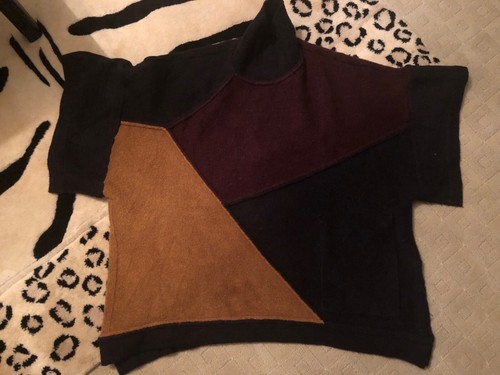 Zara poncho jumper medium - jumper, in