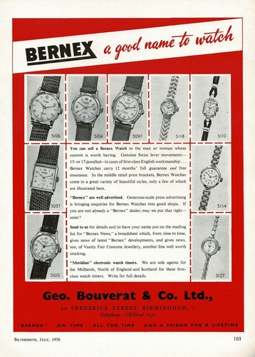 1950s vintage bouverat bernex - vintage,