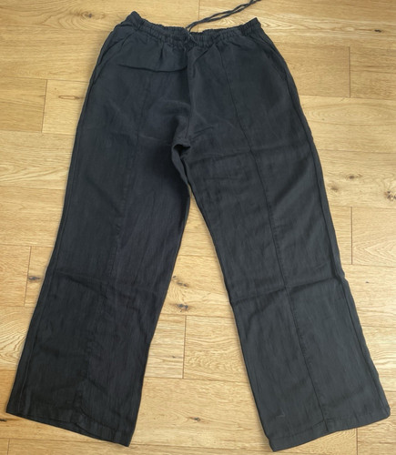 Zara black casual trousers - zara, xl