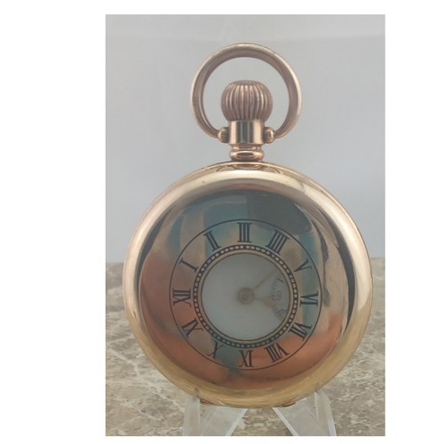 Edwardian 14k gold waltham - 14k,