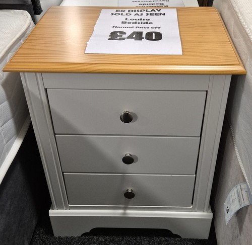 Louise drawer bedside table - 3,
