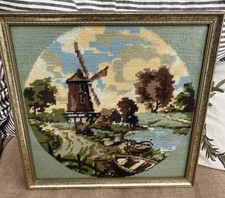 Vintage Framed Embroidery