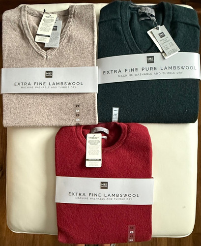 Bnip mens pure lambswool - bnip, m&s