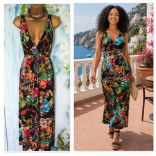 Roman Tropical Maxi Dress