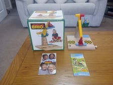 BRIO Dockside Crane Depot. # 33325. Used Complete Boxed. Freight Lifting Set. 
