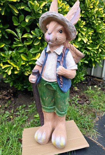 Bunny rabbit garden ornament - bunny,