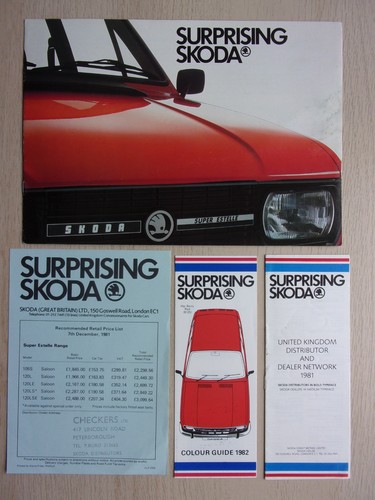 Skoda super estelle orig 1982 - orig,