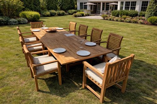 Seater solid teak garden - solid,