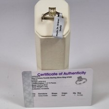 Gemporia Canary Kunzite Sterling Silver Ring Size 9 R-S With COA