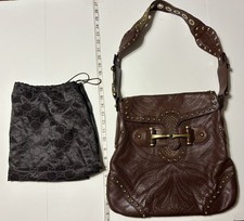 Authentic Gucci Brown Studded