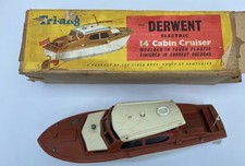 Vintage Triang Derwent Electric 14" Cabin Crusier, Boxed, Collectable Damage