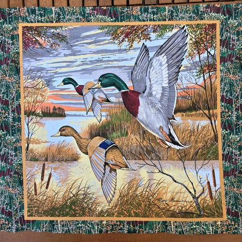 Vintage mallard duck cotton - vintage,