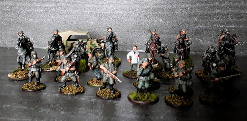 28mm painted metal - , ww2