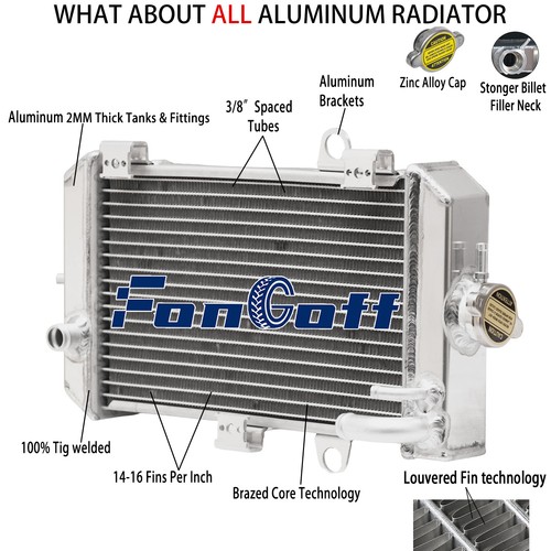 Row aluminium radiator - radiator, for