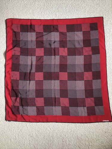 Vintage jaeger silk scarf - jaeger,