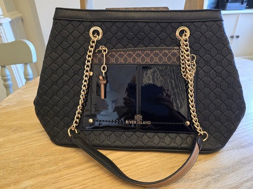 River island black bag - island,