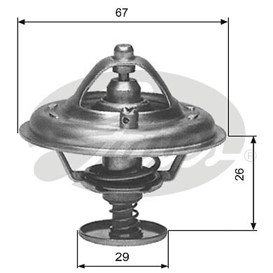 Gates th09180g1 thermostat - th09180g1,
