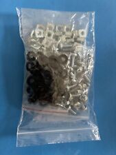 Heavy Duty Rack Fixing Set M6 Chrome Cage Nuts/Bolts &  Washers [50 Pack]