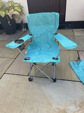 Child’s Folding Camping Chair In Carry Case, With Cup Holder And Safety Lock