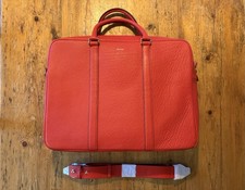 Paul Smith Red Leather Holdall