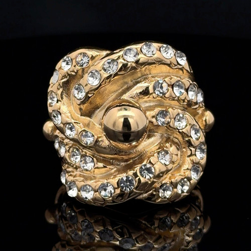 Heavy 9ct stone set gold - heavy,