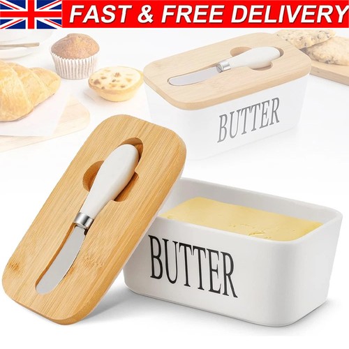 Ceramic french butter - , w/