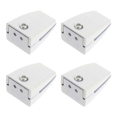 White aluminium desk divider - white,