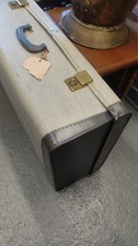 Crown Luggage 60s Suitcase With Key Vintage