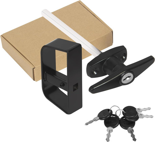 Shed door latch handle lock - latch, t-handle