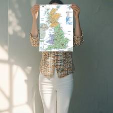 United kingdom map - a1-a3,