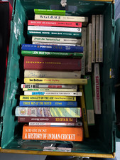 Bundle of 29 x Vintage Hardback + Softback Cricket Books Sports Collectable