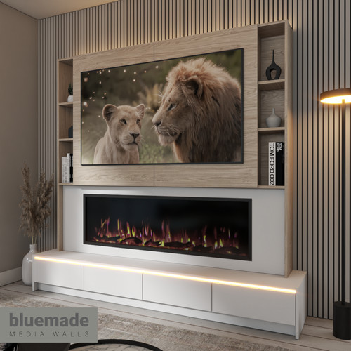 2200mm media wall - tv,