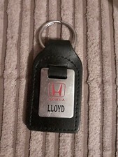 Vintage Honda Lloyd Car Keyring Keychain Collectable Leather 