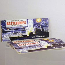 Battleships 1963 vintage game by Waddington’s. Complete with 2 booklets & cover.