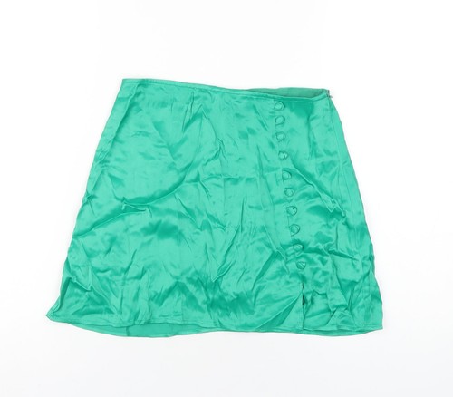 Zara womens green polyester - zara,