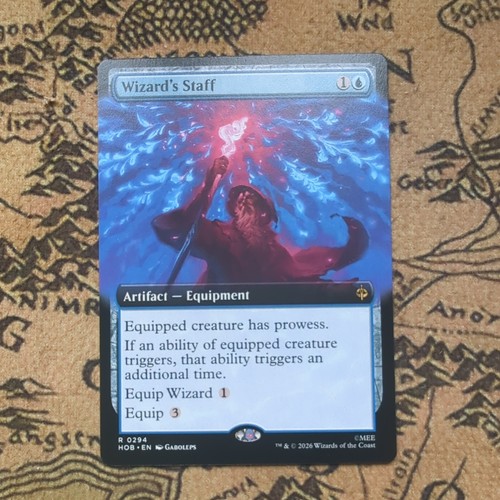 Mtg the hobbit wizard staff - mtg,
