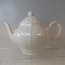 Spode Cream Ceramic Teapot