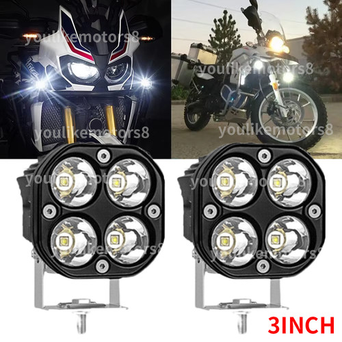 White motorcycle led - white,