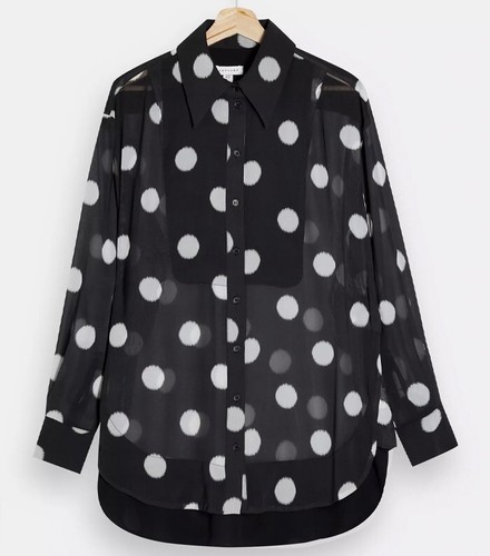 Topshop black spot - topshop, oversized
