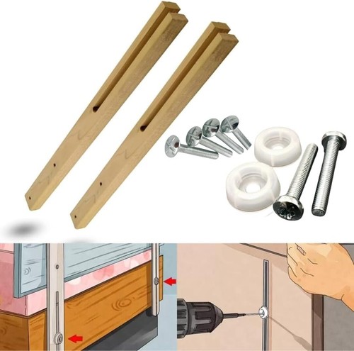Wooden headboard struts - wooden,