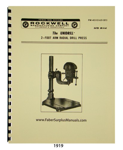 Rockwell unidrill foot - unidrill,