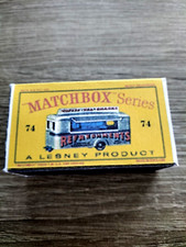 Matchbox Regular Wheels No74 Mobile Canteen  - Replica / Copy Box only