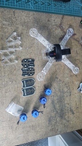 Quadcopter with motors - quadcopter, rc