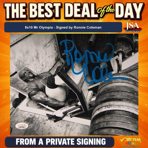 Ronnie coleman signed 8x10 - ronnie,