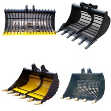 1.5T to 1.8T Mini Digger Heavy Duty Riddle Sorting Bucket