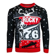 Official Rocky Balboa Christmas Jumpers for Men Or Women Size Small